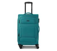 Trolley SMARTBOX "Edition 04 4 Rollen Trolley 67 cm mit Dehnfalte", Gr. 67 l, petrol, Polyester, Koffer (33321828-0) petrol