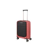 Trolley TRAVELITE "MOOBY Koffer Hartschale", Gr. B/H/T: 40cm x 55cm x 23cm 44 l, rosa (rot), Polypropylen, Koffer, mit TSA-Schloss und kratzresistenter Oberfläche - leicht und robust (60015747-0) rot