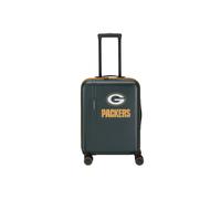 Trolley TRAVELITE "travelite x NFL Koffer Hartschale", Gr. B/H/T: 40cm x 55cm x 20cm 36 l, grün (grün bay packers), ABS, Koffer, mit TSA-Schloss und 4 Doppelrollen - offizielles NFL-Teamdesign (820883