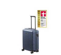 Trolley "UPGRADE Koffer Hartschale", Gr. B/H/T: 40cm x 55cm x 20cm 38 l, blau (midnight blau), Polycarbonat, TITAN - MADE IN GERMANY, Koffer, mit kratzresistenter Oberfläche und cleverer Innenaufteilu