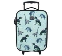 Trolley VADOBAG, Kinder, Gr. B/H/T: 32cm x 42cm x 11cm, blau, Polyester, mehrfarbig, Koffer, mit coolem Dino-Print (73560519-0) blau
