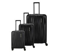 Travelite Barbara Novelty 4-Rollen Trolley Set schwarz, Polycarbonat, Unisex