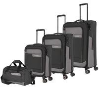 Travelite Viia Trolley-Set 4-Rad L erw./M erw./S/Reisetasche Schiefer