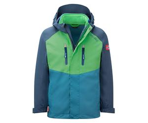 Trollkids 3in1-Funktionsjacke "Bryggen" in Blau - Größe 164 | Kinderjacken