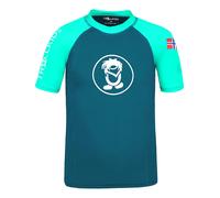 Trollkids Badeshirt "Kvalvika" in Blau - Größe 152 | Kinder Bademode
