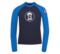 Trollkids Badeshirt "Kvalvika" in Dunkelblau - Größe 110 | Kinder Bademode