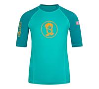 Trollkids Badeshirt "Kvalvika T" in Blau - Größe 104 | Kinder Bademode