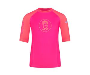 Trollkids Badeshirt "Kvalvika T" in Pink - Größe 116 | Kinder Bademode