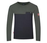 Trollkids Bergen Langarm-t-shirt 104 cm Black / Ivy
