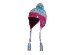 Trollkids Borgund Bobble Kinder Mützen & Beanies bright berry-dark turquoise Größe 52 Lifestyle Atmungsaktiv