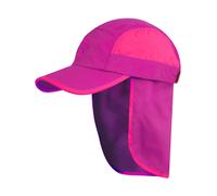 Schirmmütze TROLLKIDS "KIDS TROLL CAP XT", Jungen, Gr. 6/12 (53/56), bunt (schwarz rose, magenta), Obermaterial: 100% Polyamid, Mützen, mit UV-Schutz (29827320-6) schwarz rose, magenta