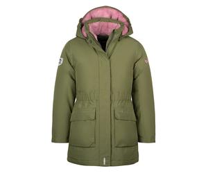 Trollkids Daunenmantel "Alesund" in Khaki - Größe 110 | Kinderjacken