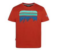 Trollkids - Kid's Falketind T - T-Shirt, Gr. 104, rot (RedClay)