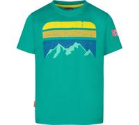 Trollkids - Kid's Falketind T - T-Shirt, Gr. 110, türkis (SeaGreen)