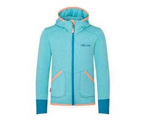Trollkids Fleecejacke "Saltfjord" in Hellblau - Größe 116 | Kids Fleecejacken Fleecepullover