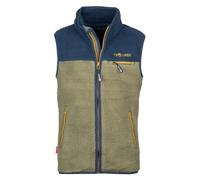 Trollkids Fleeceweste "Hemsedal" in Khaki - 55% | Größe 92 | Kinderjacken