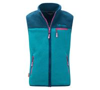 Trollkids - Kid's Hemsedal Vest - Fleeceweste, Gr. 116, türkis (DarkTurquoise/MadeiraBlue/BrightBerry)