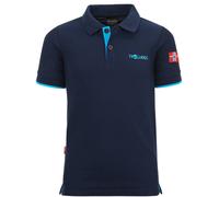 Trollkids - Bergen Polo Shirt Kinder navy light blue blau 128