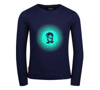 Trollkids Funktionsshirt "Pointillism" in Dunkelblau - Größe 104 | Kinder Oberteile