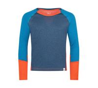 Trollkids - Kid's Seiland Longsleeve - Funktionsshirt, Gr. 116, blau (MysticBlue/SummernightBlue/RedClay)