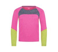 Trollkids - Girl's Seiland Longsleeve - Funktionsshirt, Gr. 116, rosa (FreshBerry/Graphite/HedgeGreen)