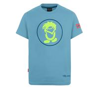 Trollkids - Kid's Troll T - T-Shirt, Gr. 176, türkis (DolphinBlue/Lime)