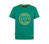 Trollkids Funktionsshirt "Windrose" in Türkis - Größe 128 | Kinder Oberteile