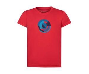 Trollkids Funktionssshirt "Sognefjord T" in Rot - Größe 104 | Kinder Oberteile