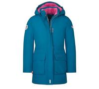 Trollkids - Girl's Alesund Coat - Mantel, Gr. 140, blau (MadeiraBlue/BrightBerry)