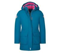 Trollkids - Girl's Alesund Coat - Mantel, Gr. 110, blau (MadeiraBlue/BrightBerry)