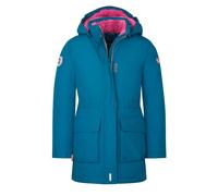 Trollkids - Girl's Alesund Coat - Mantel, Gr. 128, blau (MadeiraBlue/BrightBerry)