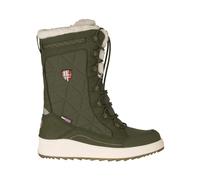 Winterboots TROLLKIDS "GIRLS ARENDAL WINTER BOOTS PRO", Damen, Gr. 32, grün (dusky olive, pink dawn), Synthetik, Textil, sportlich, Schuhe, wasserdicht, Schnellverschluß, reflektierende Details (38044