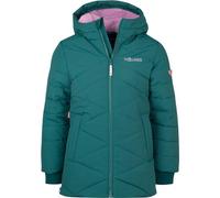 Trollkids - Girl's Bergen Coat - Mantel, Gr. 164, türkis (MidnightPetrol/LightViolet)