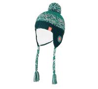 Trollkids - Girl's Borgund Bobble Cap - Mütze, Gr. 48 cm-52 cm 48-52 cm - 2-5 Years, türkis (MidnightPetrol/DustyTeal/CoralPink)