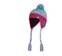 Trollkids - Girl's Borgund Bobble Cap - Mütze, Gr. 48 cm-52 cm 48-52 cm - 2-5 Years, bunt (BrightBerry/DarkTurquoise)