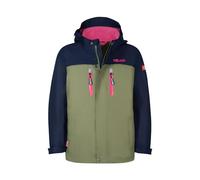 Trollkids Girls Bryggen 3in1 Jacket 128, Navy/Olive