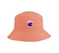 Trollkids - Girl's Bucket Hat - Hut, Gr. M 52-56 cm - 6-12 Years, rot (Papaya)