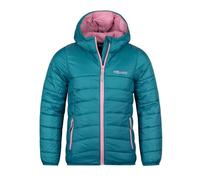 Trollkids Girls Eikefjord Jacket 164, Teal/Mauve
