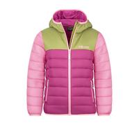 Trollkids - Girl's Eikefjord Jacket - Kunstfaserjacke, Gr. 98, rosa (HedgeGreen/FreshBerry/CandyPink)