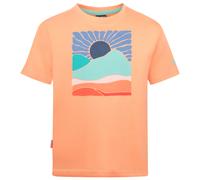 Trollkids - Girl's Falketind T - T-Shirt, Gr. 176, orange (CoralHaze)