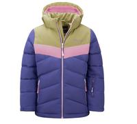 Trollkids - Girl's Gryllefjord Jacket - Winterjacke, Gr. 128, blau (DarkPurple/LizardGreen/PinkDawn)