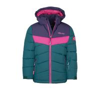Trollkids - Girl's Gryllefjord Jacket - Winterjacke, Gr. 128, blau (MidnightPetrol/DeepViolet/DarkPink)
