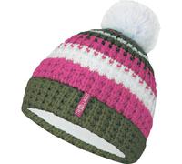TROLLKIDS Girls Hallingdal Bobble Cap (947) 50 dusky olive/light magenta