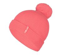 Trollkids - Girl's Holmenkollen Bobble Cap - Mütze, Gr. M-L 52-56 cm - 6-12 Years, rot (CoralPink)