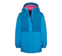 Trollkids - Girl's Hovden Coat - Mantel, Gr. 140, blau (MadeiraBlue/BrightBerry)