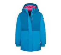 Trollkids - Girl's Hovden Coat - Mantel, Gr. 176, blau (MadeiraBlue/BrightBerry)