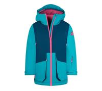 Trollkids - Girl's Kongsberg Jacket - Winterjacke, Gr. 98, türkis (MadeiraBlue/DarkTurquoise/LightMagenta)