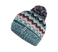 Trollkids Girls Kristiansand Bobble Cap 54, Teal/Mauve