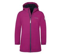 Trollkids Girls Kristiansand Coat 128, Plum/Navy