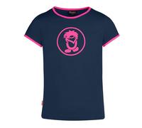 Trollkids Girls Kroksand T 104, Navy/pink